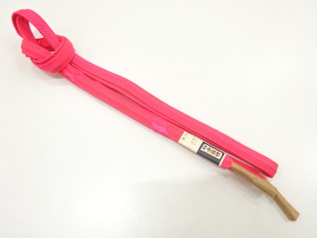 JAPANESE KIMONO / UNUSED HAND-TIED OBIJIME